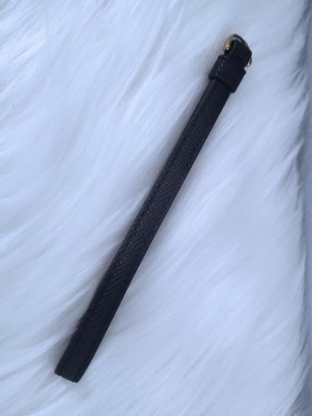 Coach replacement wristlet strap coated canvas EUC